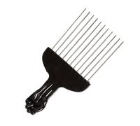 Zambuph Peine de pelo ancho, púa de pelo Metal, púas elegantes para hombres, peine rizado, púas para peinar y desenredar, puño rizado para mujeres