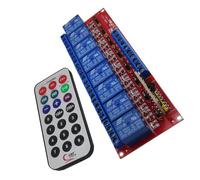 Zambuph Placa de módulo de relé de potencia, control de relé duradero | remoto mejorado, optoacoplador con placas de cableado de doble cara, contactores, cada con indicador de succión.
