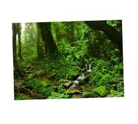 Zambuph Póster de Paisaje de Acuario. Adhesivo Fondo Espectacular para pecera. Escenas vívidas Que transforman el Acuario. Fácil Pegar. Materiales duraderos. Imagen, Verde Hierba, 61x41cm