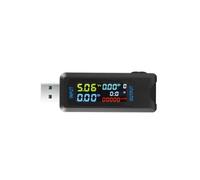 Zambuph Probador de capacidad portátil rápido, tipo C, para medidor de suministro, voltaje USB funcional y medidor para usuarios de, 6527-U（USB）