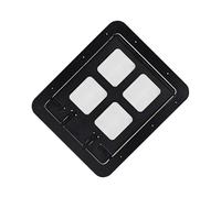 Zambuph Puerta corrediza para Gatos Grandes, Puerta para Gatos pequeños, Interior para Mascotas, fácil de Instalar, para Sistema de Bloqueo, Modos Acceso, Ventana Grande, Exterior, Bloqueo 4 vías