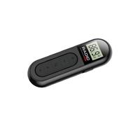 Zambuph Radio Receptor de Radio FM de Bolsillo Mini FM Bolsillo Mini Auriculares portátiles Pantalla LCD, Negro