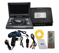 Zambuph Reproductor de DVD portátil de Alto Volumen con Altavoces Potencia Reproductor DVD para portátil ABS para Coche