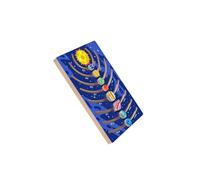 Zambuph Rompecabezas de Planetas espaciales, Tablero del para Sistema Solar, Regalo Educativo de Aprendizaje para niños pequeños, no es fácil Romper ni deformar, Regalo Educativo para niños