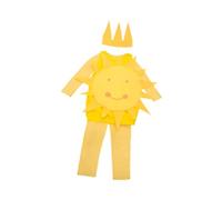 Zambuph Ropa Sun Stage Show Dress Cosplay Suit Premium Cartoon Costume With Hat Children's Dress Up Events Children Stage Performance Costume For Boys Girls, Amarillo, Talla S