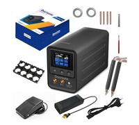 Zambuph Soldador por puntos Dual Farad, soldador por puntos portátil, Farad, de batería, Manual/conmutable automático