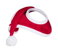 Zambuph Sombrero de Caballo navideño Rojo Brillante para Vestir a la Moda Festiva añadiendo un Toque de Elegancia a la Apariencia Poliéster, Gorra roja