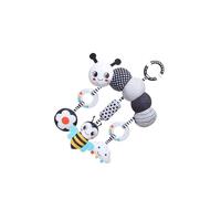 Zambuph Sonajero para recién nacidos, para colgar, para niño, ideal regalo para la dentición y la canción de cuna. Ideal para bebés de 0 a 12 meses, Gusano, 36 x 26 cm