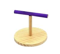 Zambuph Soporte de Juego para pájaros, Percha de Entrenamiento para Loros, tamaño Compacto, Ligero, para pájaros pequeños Que juegan en Cualquier Momento. El Soporte Escritorio para está