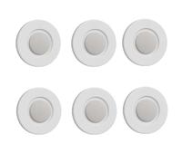 Zambuph Soporte de pared para control remoto de 4 piezas, ahorra espacio y es ideal para la sala de estar. Compatible con control remoto para Smart TV ABS, 6 piezas