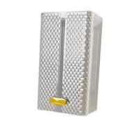 Zambuph Soporte para caja de pañuelos de pared, funda para caja de pañuelos, para sala de estar, escritorio y dormitorio, Claro, 21.5 x 12.5 x 10.2 cm