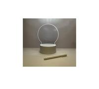 Zambuph Tablero de mensajes Luces de noche Acrílico Transparente Luminoso Decorativo Escritura a mano Lámpara escritorio Decoraciones dormitorio vacaciones