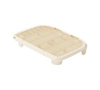 Zambuph Tapete para atrapar Arena para Gatos Solución para Evitar el desorden Captura óptima de la Arena caída Evita Problemas de fregado Elementos, café con Leche, 50x40.5x9cm