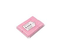 Zambuph Toallitas sin pelusa de un, 300 Uds., quitaesmalte de uñas portátil ligero, limpiador uñas en Gel, herramientas limpieza manicura, Rosa