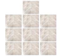 Zambuph Transforma tu espacio con pegatinas 3D para azulejos de pared en verde salvia: autoadhesivas e impermeables para espejos de cocina, Rosa claro (10 piezas)