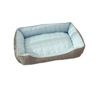 Zambuph Trate al Perro a la Comodidad acogedora - Cojín de cómodo Suministros para Mascotas Cama para Perros Sofá para Perros Cama para Estera para, Azul, S