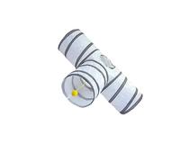 Zambuph Túnel para Gatos Divertido y Duradero para Interiores con Elementos interactivos Que fomentan el Juego y la Actividad para Gatitos y Gatos. Túnel para Plegable y portátil para cobayas.