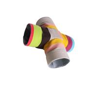 Zambuph Túneles interactivos para cobayas: diversión Que Permite el Juego Activo y experiencias increíbles para Mascotas pequeñas, Conejos y Otros Animales pequeños, 4 vías