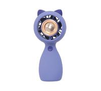 Zambuph Ventilador de mano Dispositivo de enfriamiento viaje personal portátil Hogar Estudio personalizado Enfriador con batería plástico