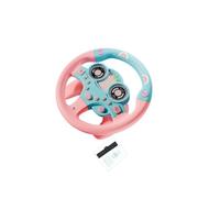 Zambuph Volantes giratorios de Juguete Que ofrecen Divertidas experiencias de Aprendizaje con Sonidos simulados y simulación Musical. La Escena Carretera en Movimiento Ofrece una Experiencia, Rosa