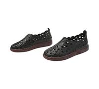 Zambuph Zapatos planos elegantes para mujer, zapatos ligeros y elegantes para todas las ocasiones, sandalias transpirables para mujer, 2023 de suela blanda, negro, treinta y seis
