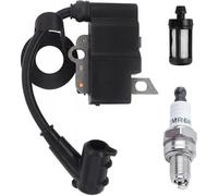 ZAMDOE 1139 400 1307 Bobina de encendido compatible para Stihl MS171 MS181 MS181C MS211 MS211C, reemplaza 1139-400-1307, con bujía de combustible Finter