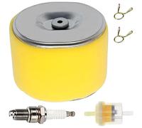 ZAMDOE 17210-ZE3-505 GX390 Filtro de Aire para Honda GX340 GX 390 11HP 13HP Motor, reemplaza 17210-ZE3-515 17210-ZE3-010 17210-ZE3-000 17218-ZE3-505, con Filtro de Combustible de bujía