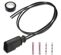ZAMDOE 1J0973802 Kit de reparación de enchufe del Sensor del conector ABS ESP para Seat para Skoda para Audi A1 A2 A3 A4 A5 A6 para VW T4 T5 T6 Sensor de velocidad de rueda con arnés de cables