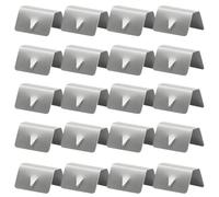 ZAMDOE 20Pcs Clip para Parabrisas de Coche para Heko G3 SNED Universal Car Acero Inoxidable Wind Rain Deflector Fijación de canales Conjunto de clips de retención 20 x 15 x 10.5 mm