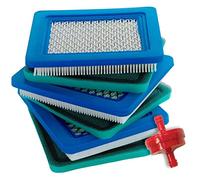 ZAMDOE 3 piezas 491588S filtro de aire prefiltro para Briggs & Stratton 491588 491588B 399959 5043K 20332 33644 30-710 491435S cortacésped filtro de aire + filtro de combustible