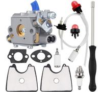 ZAMDOE 590460102 Carburador para Husqvarna 125B 125BX 125BVX soplador de hojas de mano, para Jonsered B2126 BV2126 Reemplazo para Zama C1Q-W37 carburador con kit de filtro de aire 581798001 545112101