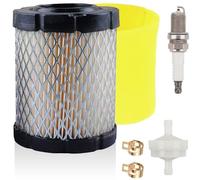 ZAMDOE 591583 Filtro de aire con prefiltro para Briggs & Stratton 5429K 796032 21B807 21B902 9.0-12.5 hp motores Cortacésped Tractor Filtro de aire Cartucho con filtro de combustible de bujía