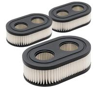ZAMDOE 593260 Filtro de aire 798452 334404 Filtros de repuesto para cortacésped Filtros de repuesto para Briggs and Stratton 4247 5432 5432k 09P00 09P702 550E 500EX 550EX 625 575EX motor (3 piezas)