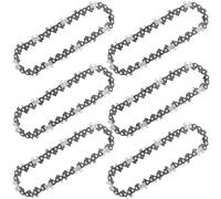 ZAMDOE 6 pcs Cadena para Motosierra de 4 Pulgadas 10 cm con 28 eslabones de transmisión Compatible con la Motosierra podadora para Stihl GTA 26 Calibre de 0.043" 1.1 mm para Cortar Madera.