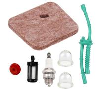 ZAMDOE Bujía Filtro de combustible Filtro de aire Primer Bombilla Kit de afinación para STIHL FS45 FS55 FC55 FS38 FS45 FS46 FS55 HS45 MM55 KM55 HL45 FS100 Reemplazar 4140-124-2800