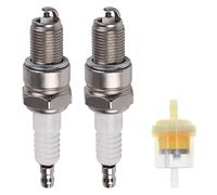 ZAMDOE Bujías para Honda GX120 GX160 GX200 GX240 GX270 GX340 GX390 GCV520 GCV530 GX610 Motores Cortacésped Tractor Rototiller, con Filtro de Combustible