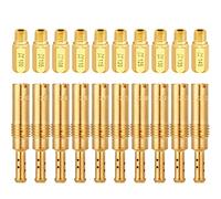 ZAMDOE Chorro de carburador para PWK Keihin OKO CVK KOSO PWM (10 chorros principales 100, 105, 108, 110, 115, 120, 125, 130, 135, 140 y 10 chorros de piloto lento 32 35 38 40 42 45 48 50 52 55)