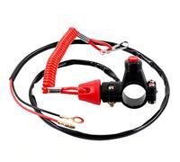 ZAMDOE Interruptor de Apagado Universal para Motocicleta, Cable de Apagado de Emergencia con Doble Apagado para Manillar de 22 mm, para Motocicleta, ATV, Barco, Quad, Dirt Bike, Mini Moto