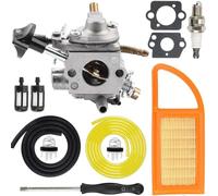 ZAMDOE Reemplazo de carburador para Stihl BR500 BR550 BR600 Piezas de soplador de mochila 4282 120 0606 4282-120-0607 4282-120-0608 C1Q-S183, con filtro de aire Bujía Filtro de combustible