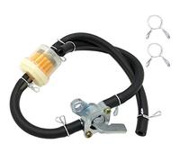 ZAMDOE Válvula de Llave de Purga Universal Interruptor de Gasolina Filtro de Combustible Línea de Manguera de Gasolina para 50 70 90110125 150cc ATV, Pieza de Repuesto de Motor de generador de Gas