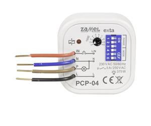 Zamel PCP-04 - Relé de Tiempo multifunción para empotrar latas, Temporizador, 8 Funciones, Control de Tiempo, Temporizador
