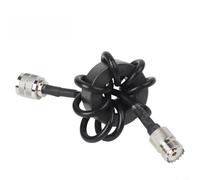 ZAMETTER Anillo de estrangulador de onda corta de 1.8-30MHz para radio HF 1:1 Balun de corriente antiinterferencia M macho a M conector hembra negro modelo EM-43 o EM-25 (EM-25)