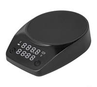 ZAMETTER Báscula de café digital portátil de alta preci-sion báscula de café electrónica profesional mini báscula de cocina recargable 0.1g-1.5kg con plataforma de acero inoxidable (báscula de café)