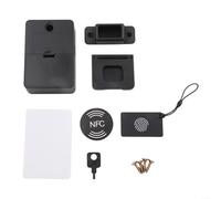 ZAMETTER Cerraduras de cajón electrónicas alimentadas por pilas, cerradura electrónica inteligente de cajones NFC, cerradura de cajón de seguridad con autorización remota, instalación sin taladro para