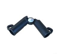 ZAMETTER Clip multiusos para enrejado de plantas para soporte de jardín con agujeros de tubería ajustables, se adapta a tubos de 11 mm, 16 mm, 20 mm, fijación de plástico para invernaderos de vides