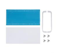 ZAMETTER Cubierta de skimmer de piscina de boca ancha para Hayward SP1091WM ABS+EVA placa de puerta de invierno resistente a los rayos UV sello contra las hojas congeladas 31 x 15,5 cm