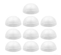 ZAMETTER Juego de 10 bolas de espuma de poliestireno blanco, redondas, en varios tamaños, 2 cm a 7 cm, para hacer modelos de bricolaje, decoraciones de fiesta de boda, adorno de Navidad (6 cm)