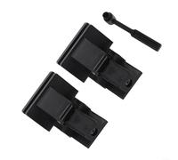 ZAMETTER Juego de 2 bisagras de repuesto para tocadiscos Audio Technica AT LPW40WN TN200 TN300 TN350 TN400 TN420 TN550 TN570 y RT81 RT82
