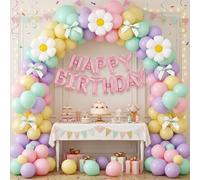 ZAMETTER Kit de arco de guirnalda de globos rosa y blanco, 102 piezas para recepción de boda, despedida de soltera, baby shower, fiesta de compromiso, decoración de telón de fondo de celebración de