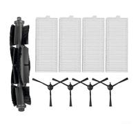 ZAMETTER Kit de piezas de repuesto para aspiradora Homerun Serie 3000 XU3100/01 con cepillo principal, 4 filtros y 4 cepillos laterales para una recogida eficaz de polvo y limpieza de bordes en